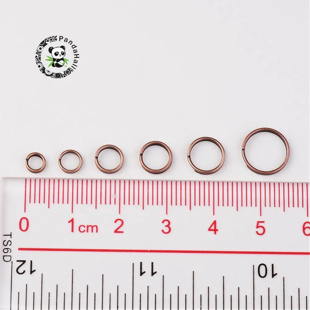 1 коробка, железное двойное Смешанное разъемное кольцо, кольца для изготовления ювелирных изделий 4 мм 5 мм 6 мм 7 мм 8 мм 10 мм