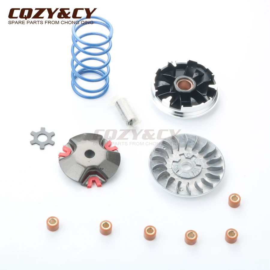 

Scooter high performance Variator Set w / 8g 15x12mm rollers for YAMAHA 50 Aerox Axis BWS 50 Breeze Jog R RR Neos Why Zuma 50cc