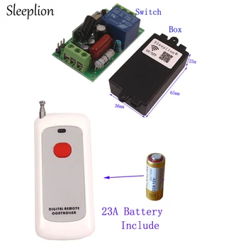 

Sleeplion 220V Switch With Remote Control Relay Universal Remote Control For Light Electric Door Switch Module 220V 433/315MHz