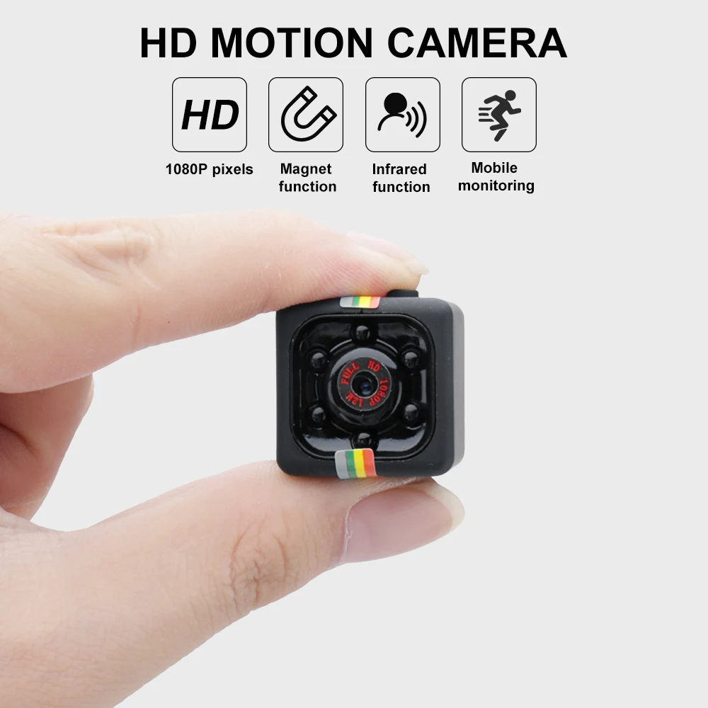 BORUIT SQ11 мини камера HD 1080P датчик ночного видения Видеокамера движения DVR микро камера Спорт DV видео маленькая камера SQ 11