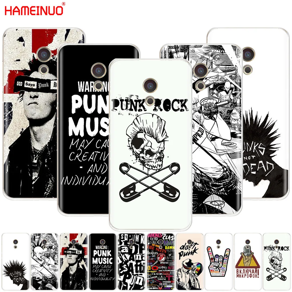 

HAMEINUO Punk Rock Cover phone Case for Meizu M6 M5 M5S M2 M3 M3S MX4 MX5 MX6 PRO 6 5 U10 U20 note plus