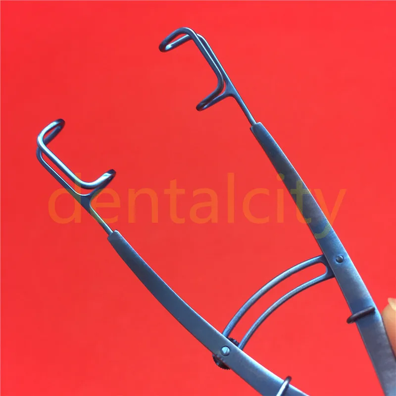Ferramentas de Lâmina Titanium Espéculos Olho Oftálmica Instrumentos Cirúrgicos Oftalmológicos Abridor Ferramentas Pálpebra 14mm Fio 4 Titanium Espéculos Olho 14mm fio Ferramentas de