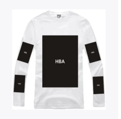 Hood By Air HOT HBA графическая Футболка pyrex X Been Trill tee Kanye West хип-хоп - Цвет: Белый