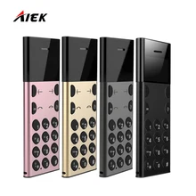 Новый AIEK/aeku A5 ультра тонкий металлический корпус карты телефон для студентов детей старик беременных женщин Bluetooth Dialer MP3 плеер