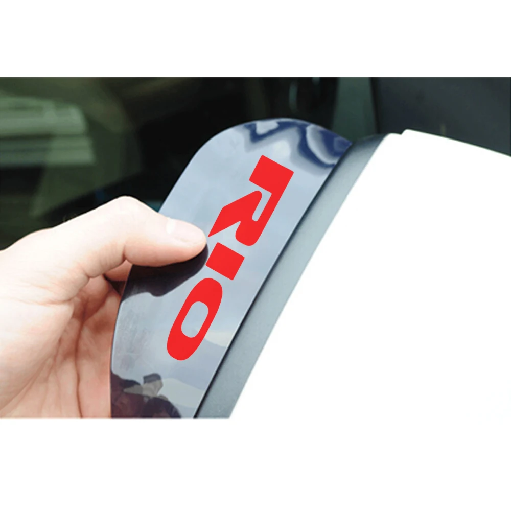 For KIA RIO Auto Rearview Mirror Shade Rainproof Car Back Mirror Eyebrow Rain Sticker cover Sun Visor Car Styling
