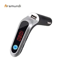 Car MP3 Player Usb Aux TF Handsfree Bluetooth Fm Transmitter Module Wireless Car Charger Voltage Display Stereo Auto Music Audio