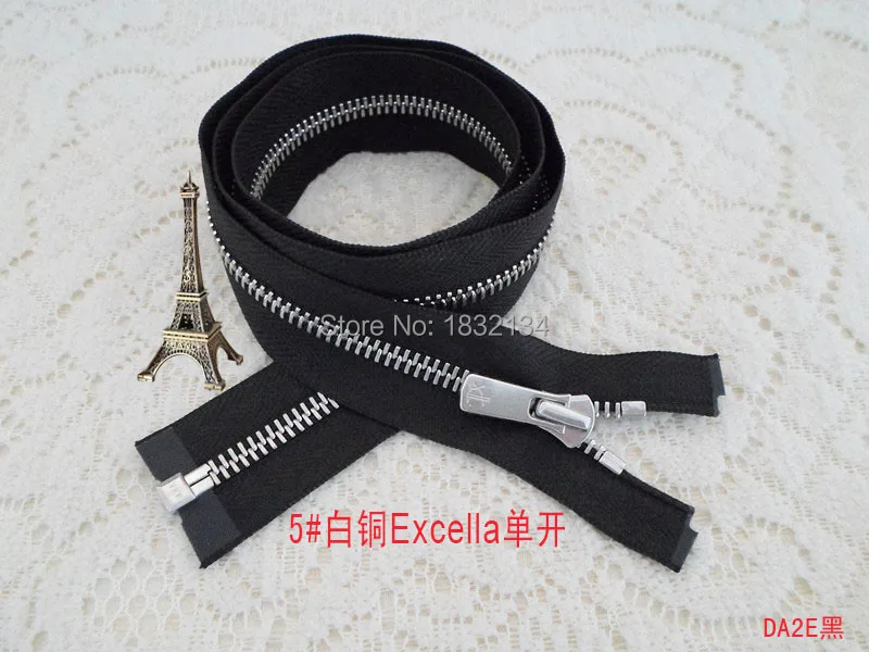 Ykk сплав цинка передняя молния 5# медь Excella пальто черный молния 50- 80 см одного медноникелевые молоть молния открытым