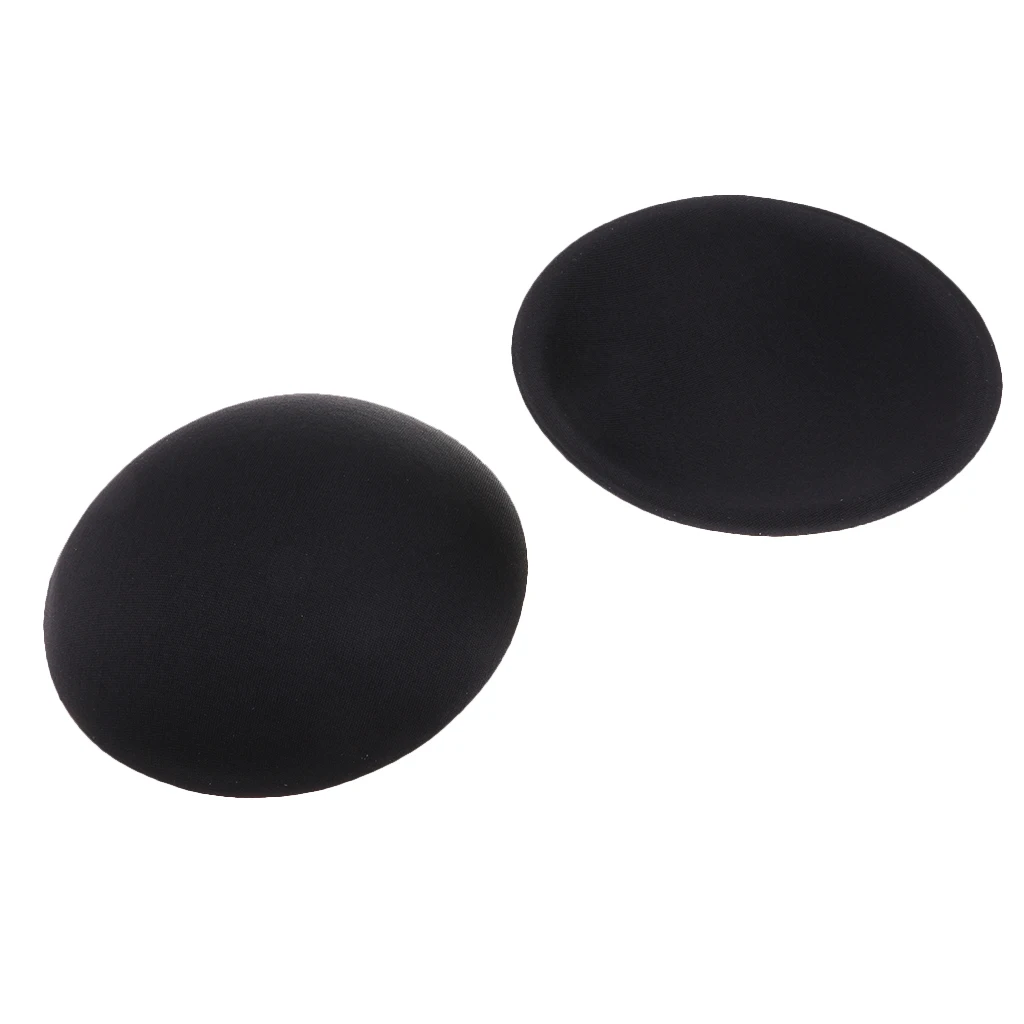  6 Pairs Bra Pads Bikini Inserts Sponge Women Swimsuit Padding Sponge Foam Breast Enhancer Black + White