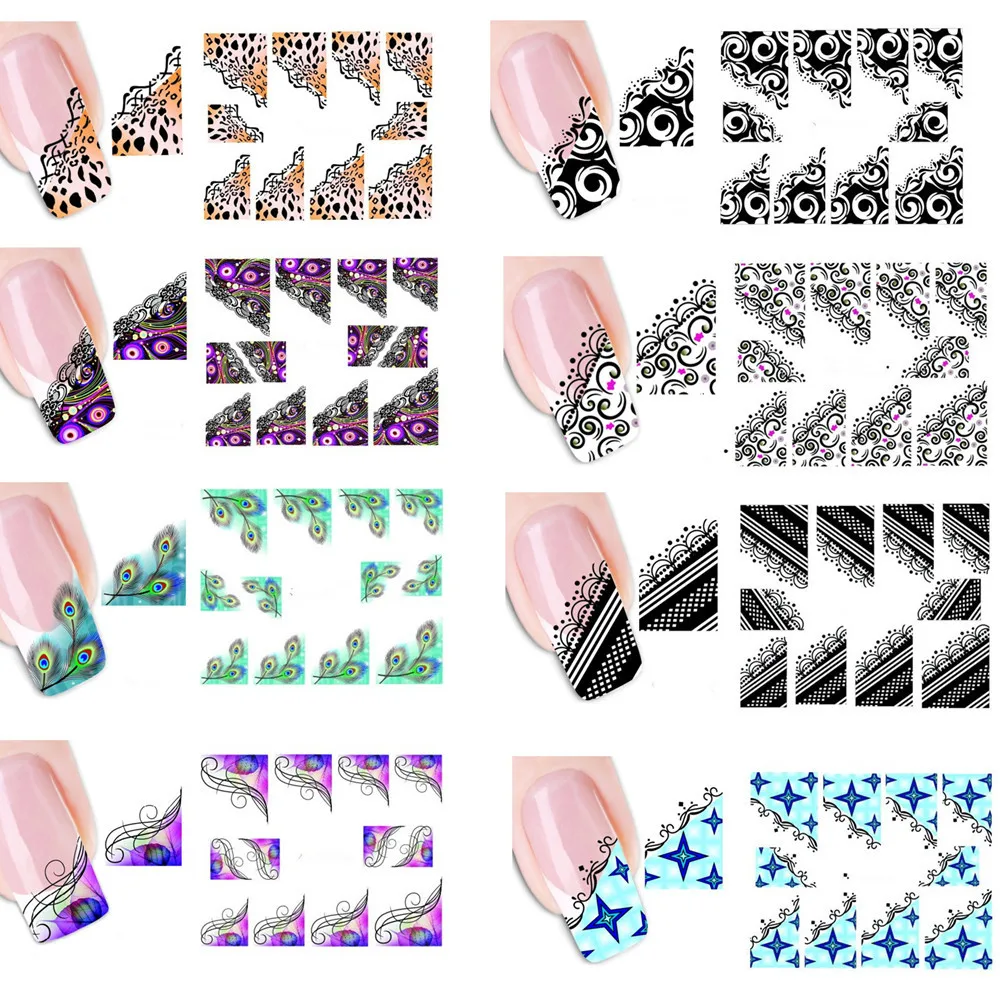 Aliexpress 11 Designs In 1 Set Nail Art Stickers Letters Nail Art World Stickers Supplieranufacturers At Alibaba