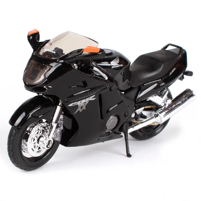 Maisto 118 Honda CBR1100XX black motorcycle diecast working kick stand