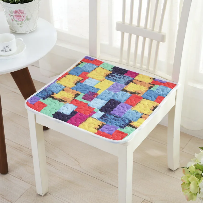 Красочные подушки для обеденного стула, коврик на полу, дешевые подушки для сидения, 19 цветов, домашний декоративный стул, almofada cojines - Цвет: Bi shua