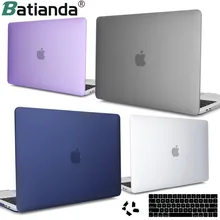 Для MacBook Pro 13 15 дюймов Чехол с/без сенсорной панели кристально матовые жесткие чехлы модели A1706 A1989 A1990