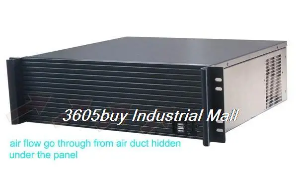 

3u computer case 3u ultra-short computer case aluminum panel 9 hard drive pc large-panel general power supply 380