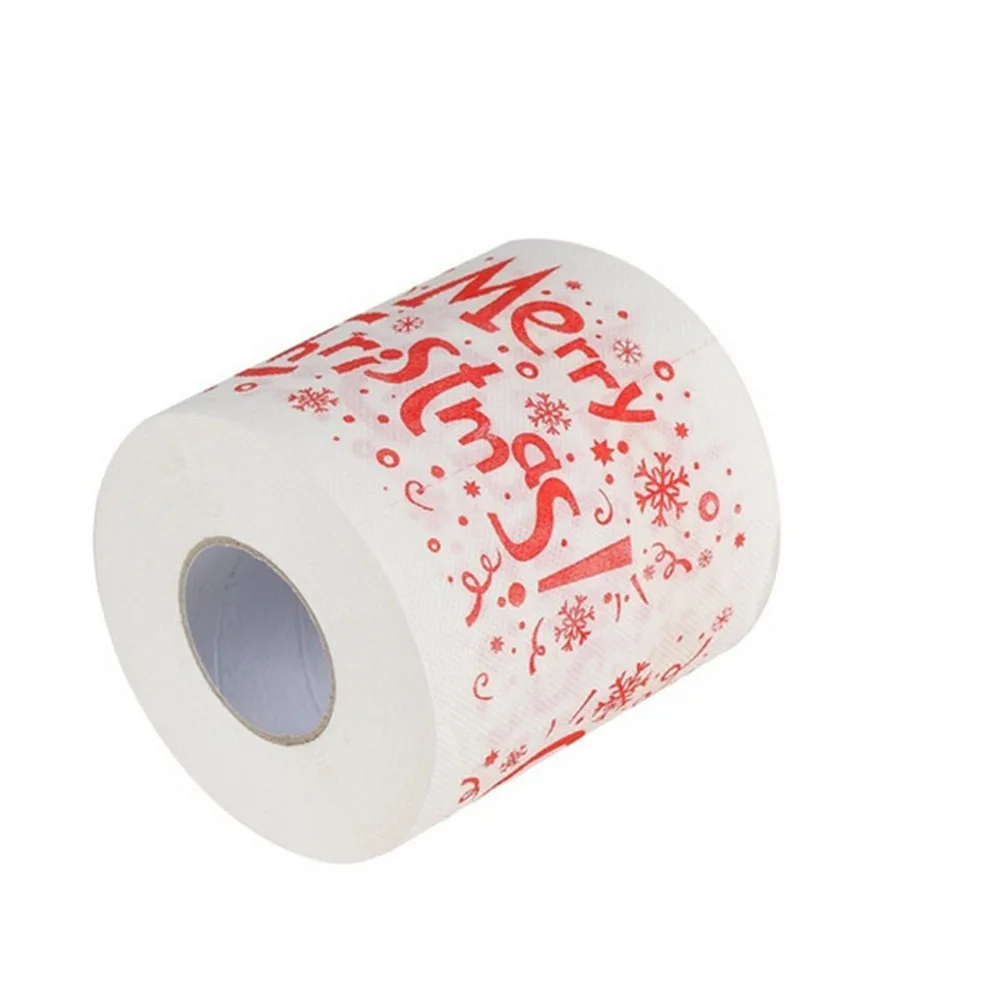 Санта Клаус С Рождеством Туалетная рулонная бумага стол Гостиная ткань для ванной Прямая поставка FAS - Цвет: 3