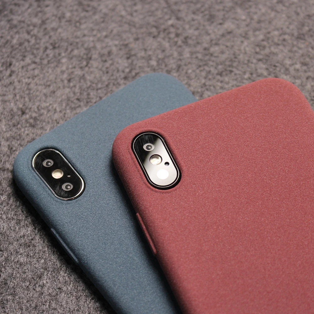 الفاخرة لينة القماش الغزلان سيليكون الهاتف خزائن هاتف آيفون 7 8 زائد 6 6 S X XS ماكس XR غطاء الأزياء جدا رقيقة الغطاء الواقي كوكه