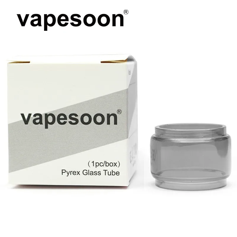 

vapesoon Replacement Colorful Convex Glass Tube for Eleaf IJust 3 Starter Kit Ello Duro Atomizer Tank 6.5ML