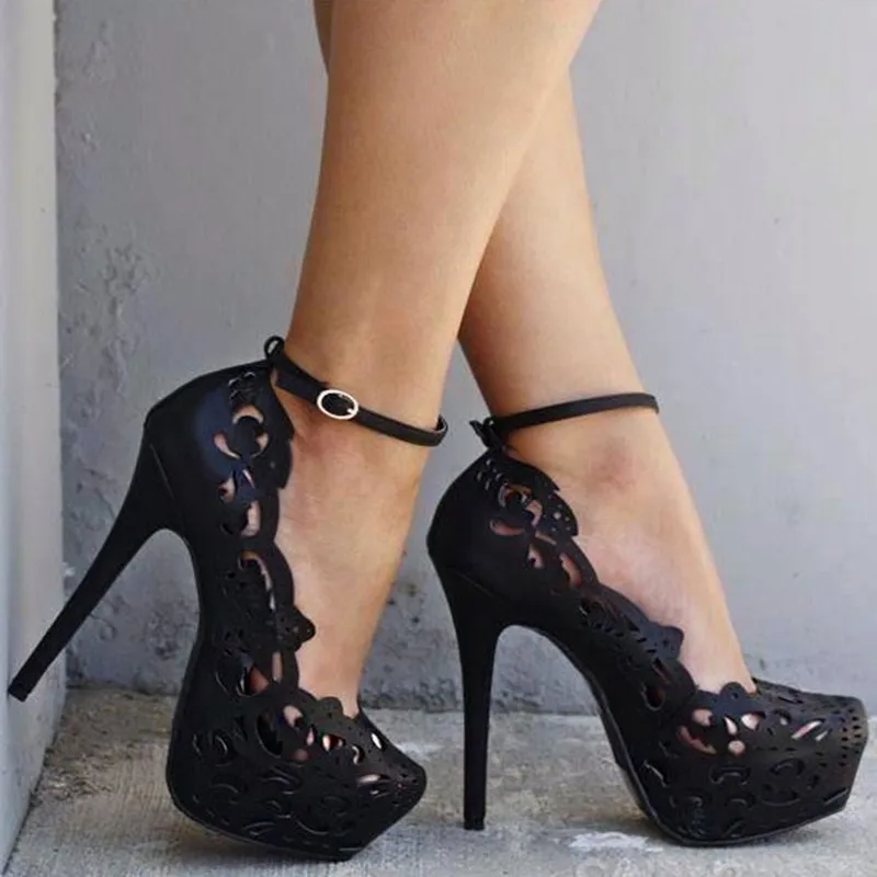 SHOFOO shoes,Fad free shipping, laser punching fabric, 14.5 cm high-heeled shoes, round toe pumps. SIZE:34-45 SHOFOO shoes,Fad free shipping, laser punching fabric, 14.5 cm high-heeled shoes, round toe pumps. SIZE:34-45