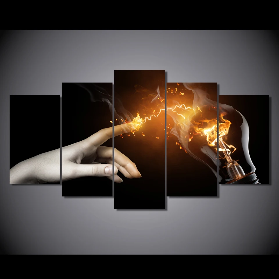 HD Printed Flame shock Painting Canvas Print room decor print poster picture canvas Free shipping/QQ-5747 | Дом и сад