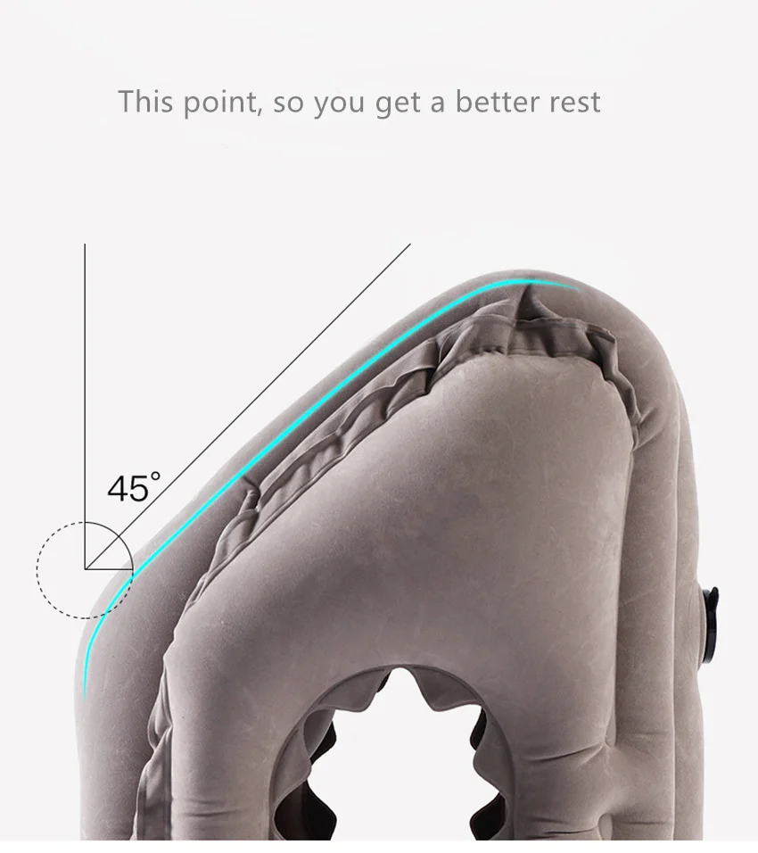 Дорожная подушка надувные подушки надувная мягкая подушка для путешествий портативная инновационная продукция поддержка спины тела складная подушка для шеи