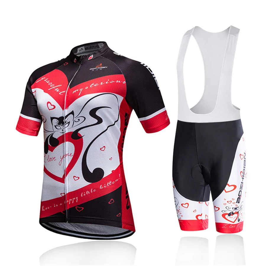 

Cycling Jersey Set Short Sleeve Cycling Sets Bib Pants Shorts MTB Bicycle Cycling Clothing Women Suit Summer Bike Kit Equipment