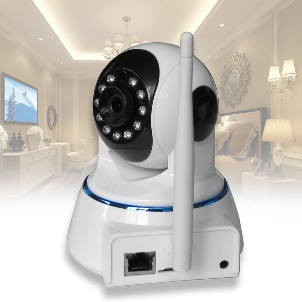 

LESHP VR 180 Degree Panoramic Camera 720P HD Wifi Remote Control Surveillance Camera Cylinder Home Office Portable