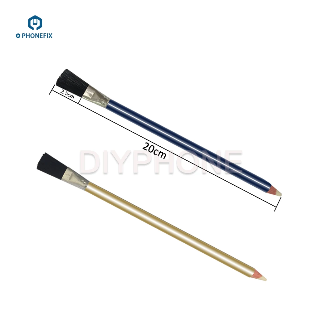 

PHONEFIX Dual-Use Erase Rust Pen Metal Rust Remover Brush for Mobile Phone Tablet PC Motherboard PCB Cleaner Cleaning Brush