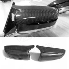 Углеродное волокно Замена боковая защитные колпачки для зеркала для BMW 5 серия G30 G38/6 Seies GT G32/7 серия G11 G12