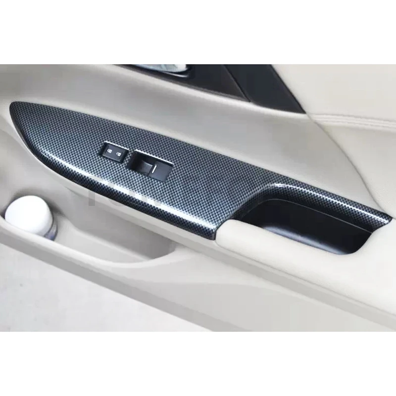 Для Honda Accord 9th ABS углеродное волокно краска средняя передача внутренний переключатель окна вентиляционная дверь ручка интерьер комплект аксессуары