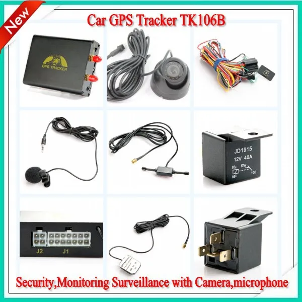 GSM/GPS Remote control Car GPS Tracker TK106B for Vehicle Positioning,Security,Monitoring