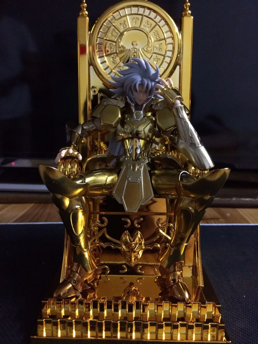 MC Metal Club ST Seiya Cloth Myth EX Gold Gemini Pope кресло-трон