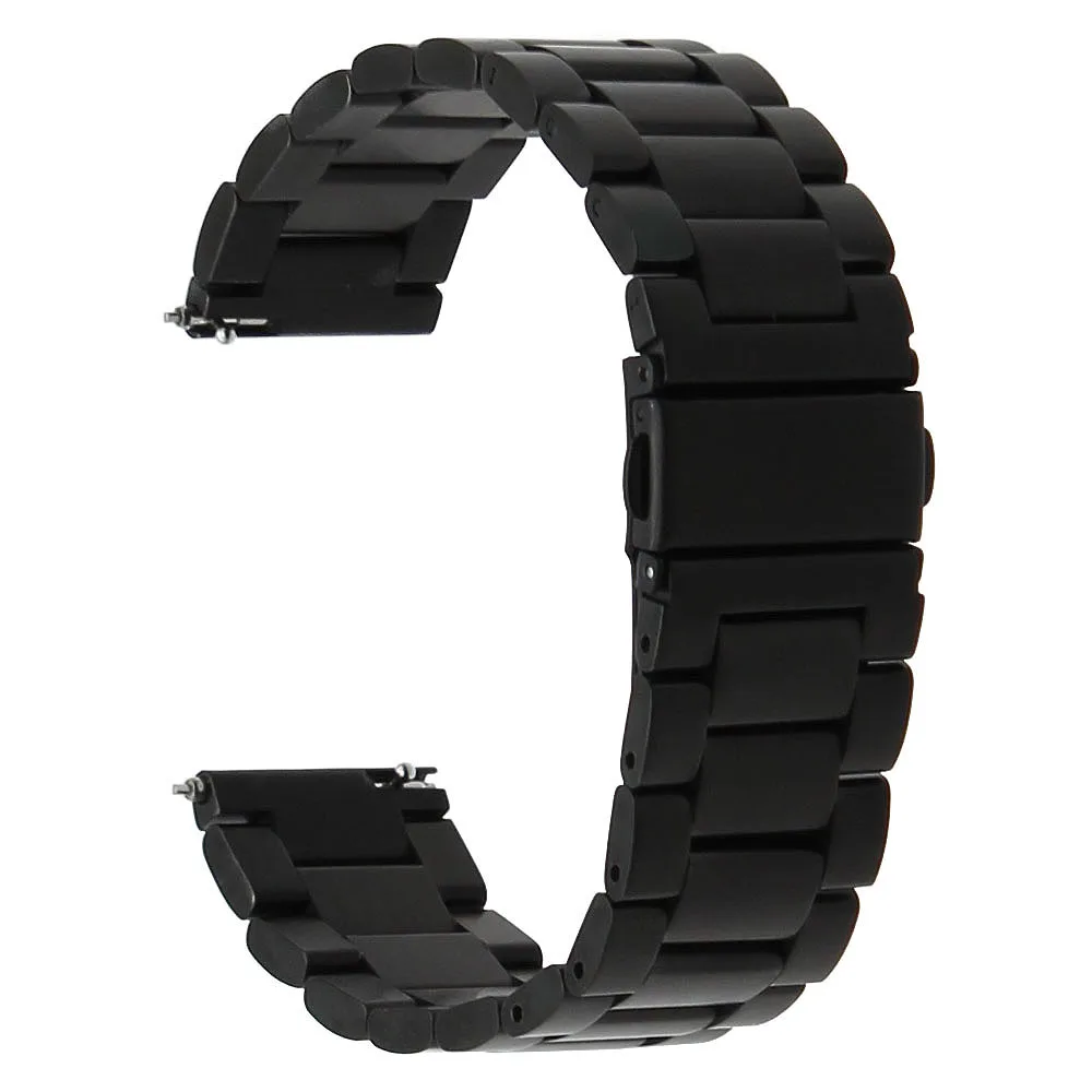 20 мм 22 ремешок для часов из нержавеющей Стали Быстросъемный Amazfit Huami Xiaomi Bip BIT PACE Lite