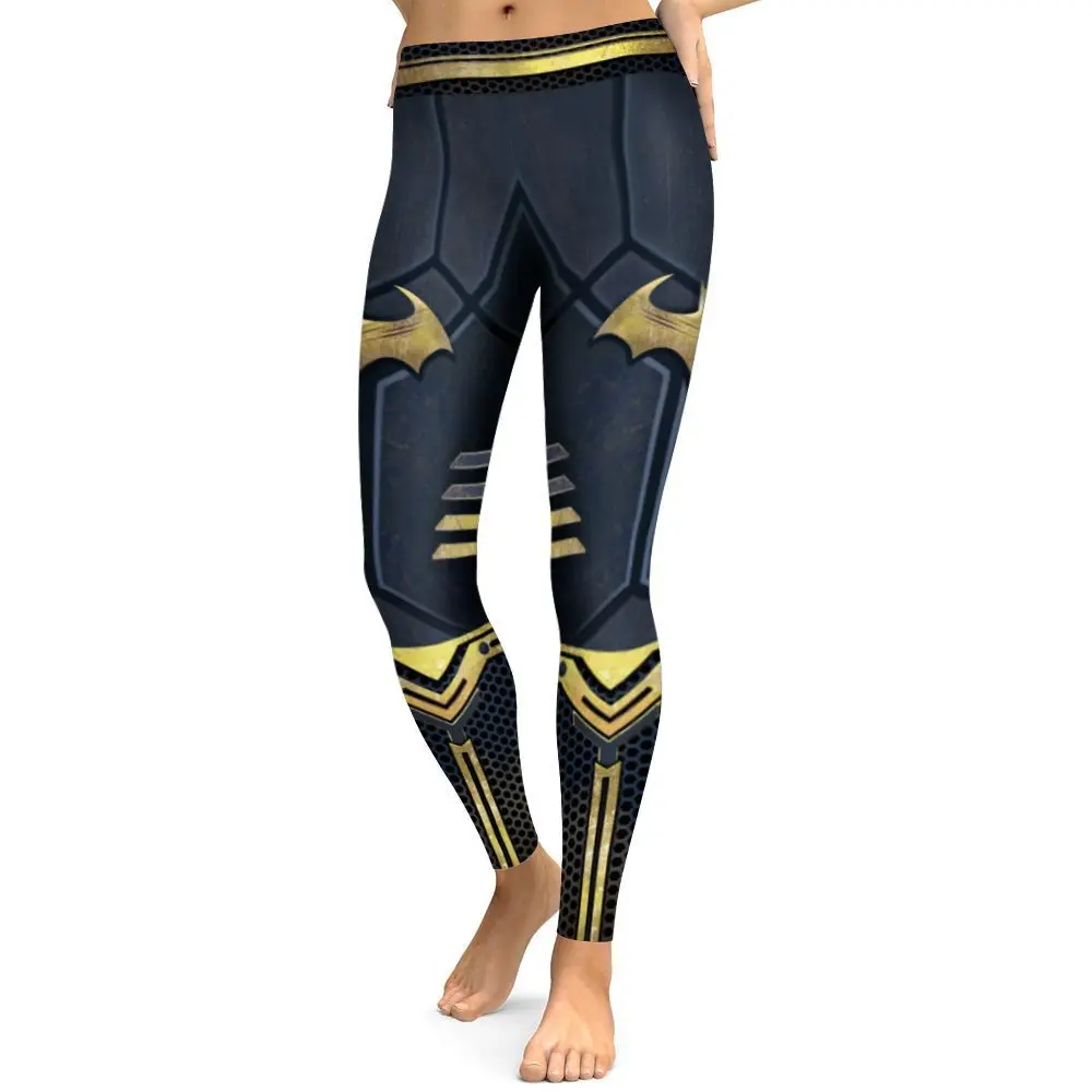 New 026 Comic Wonder Woman Superman Batman Prints Elastic Slim Fitness Workout Push Up Sexy Femme Pencil Pants Women Leggings