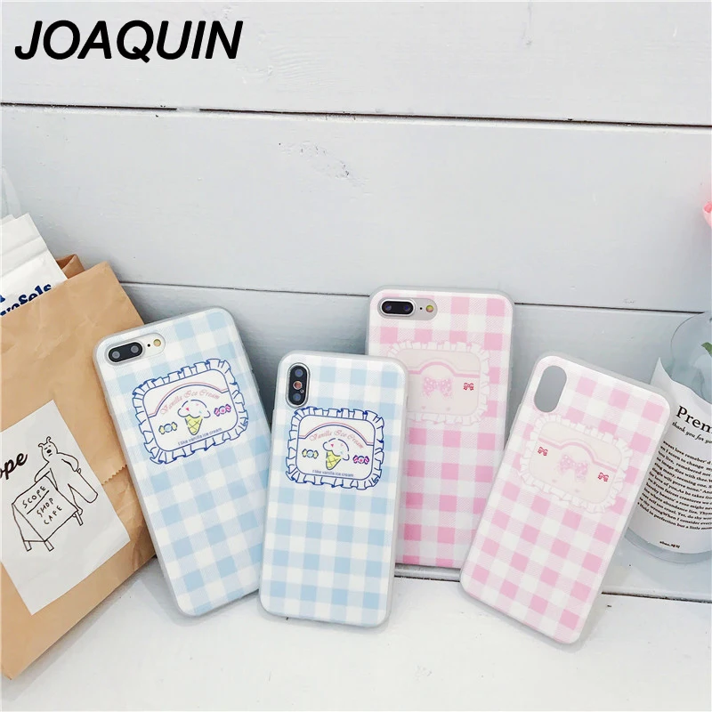 2018 New South Korea Retro Bow Phone case For iPhone X 6 6S 7 8 Plus Fashion Silicone Soft TPU Cases Coque Capa |