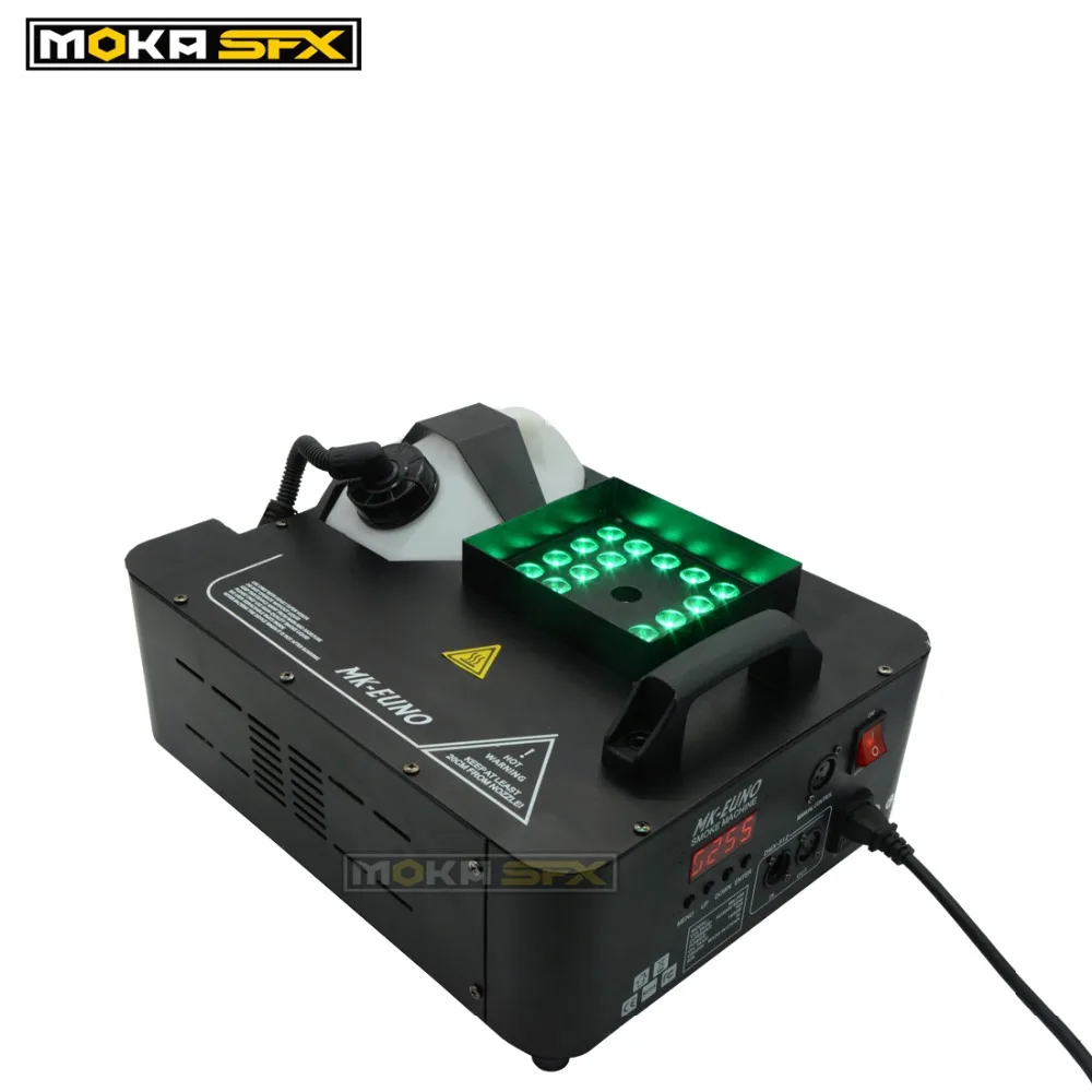 DMX Smoke Machine LED Fog Machine 1500w LED Smoke Wireless Fog