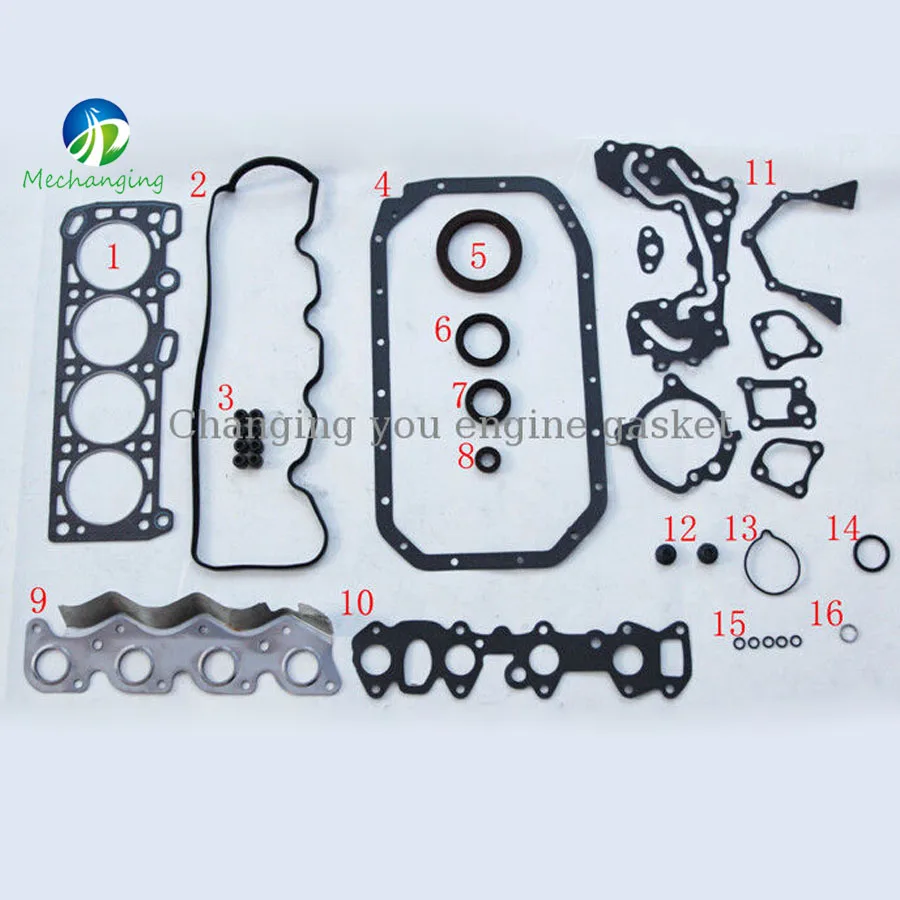 

4G32 G32B For MITSUBISHI L200 L300 GALANT Full Gasket Set Engine Parts Overhaul Package Engine Gasket MD997156 50085000