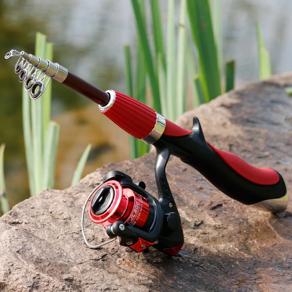 High Quality Carbon Fiber Fishing Rod with Reel
