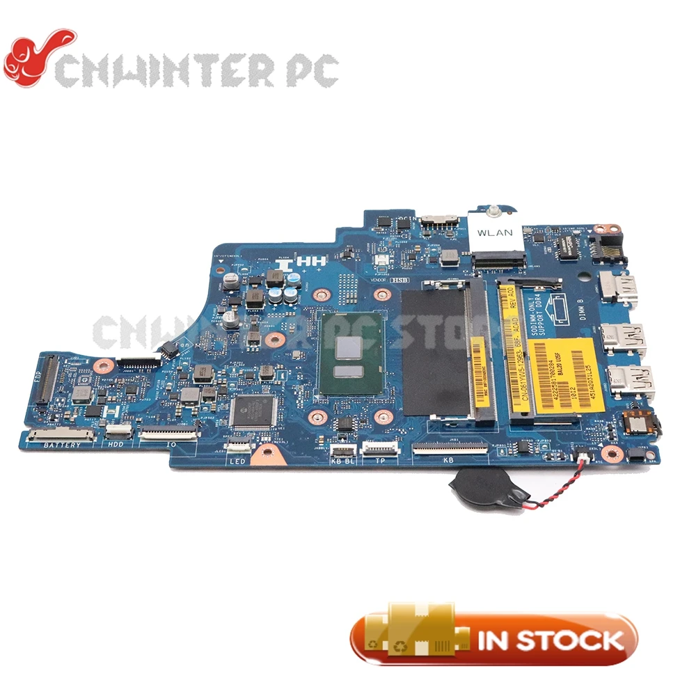 Sale NOKOTION For Dell Inspiron 15 5567 Laptop Motherboard I7-7500U CPU DDR4 BAL21 LA-D802P CN-081YW5 081YW5 MAIN BOARD 1