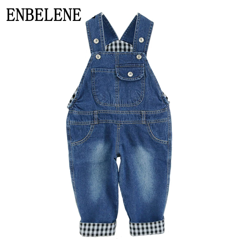Baby Bibs Lingery Baby Little Boys Girls Adjustable Denim Pants