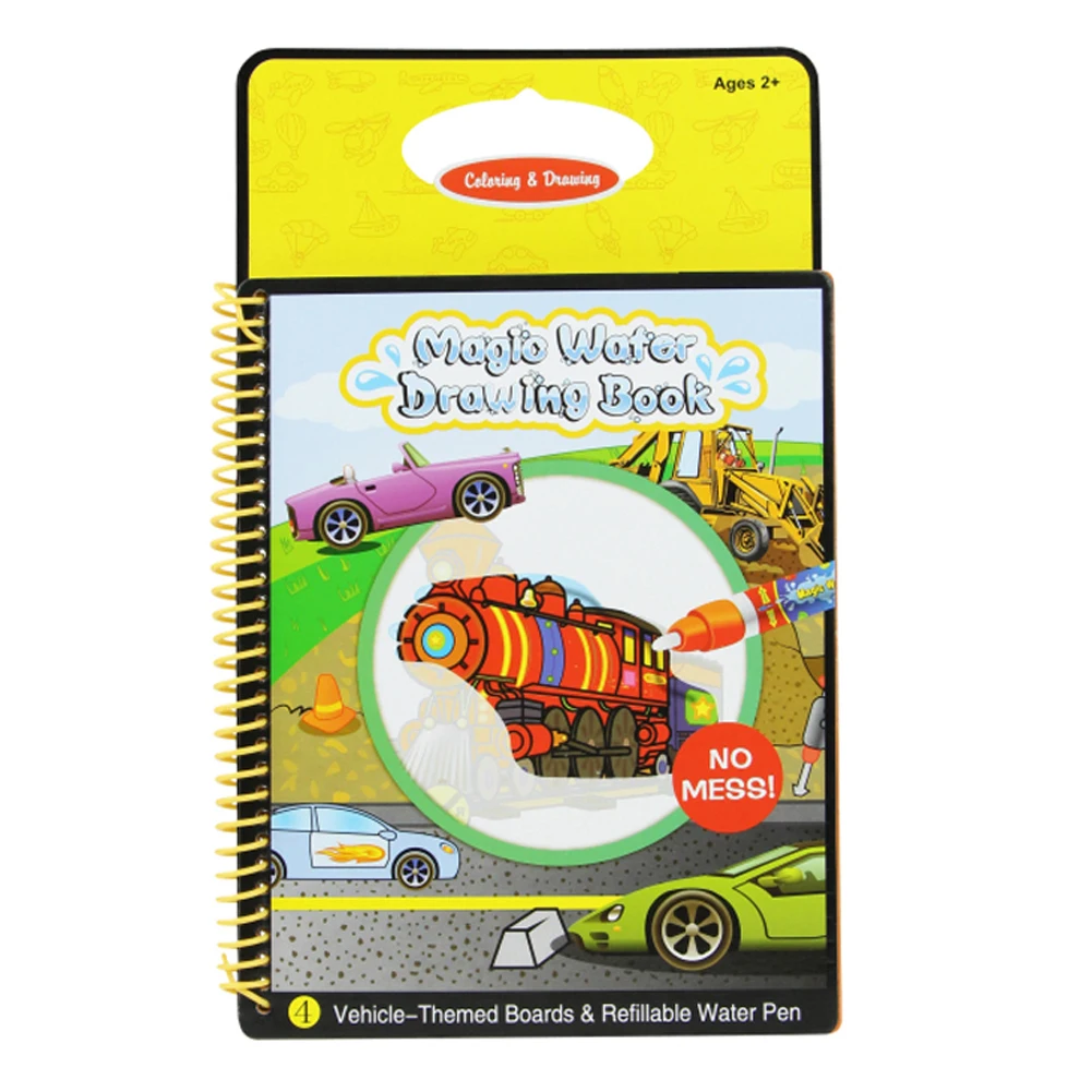 6 цветов Волшебная водная книга для рисования книга-раскраска граффити с волшебной ручкой доска для рисования Juguetes для детей Образование Рисование T