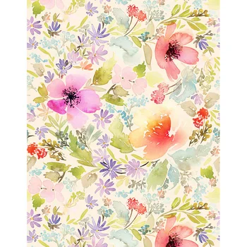 

LIFE MAGIC BOX Photo Backdrop Colored Flowers Thin Vinyl Background For Photos S-2543
