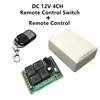 433Mhz Universal Wireless Remote Control Switch DC 12V 4CH relay Receiver Module and RF Transmitter 433 Mhz Remote Controls ► Photo 1/6