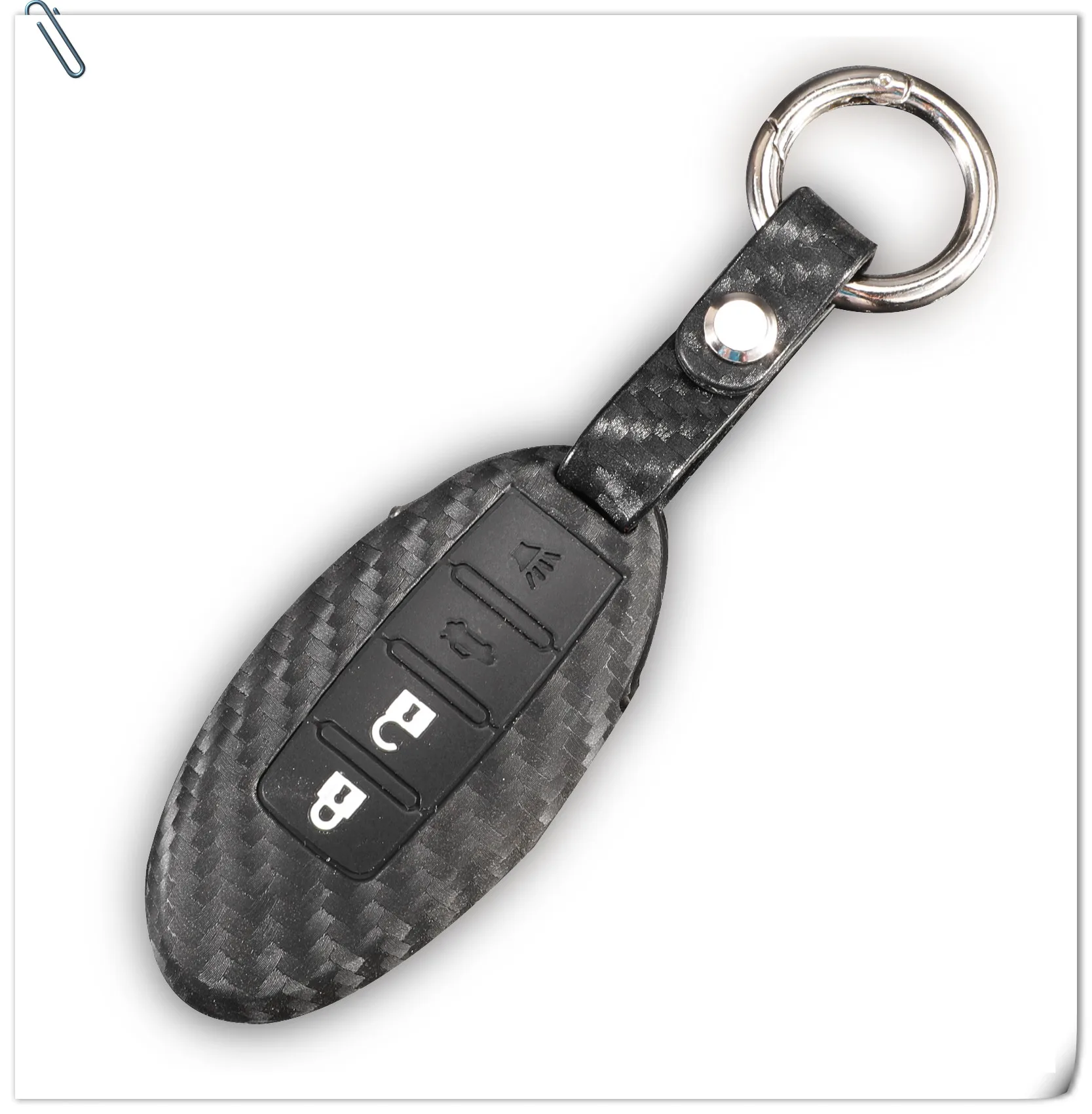 Keyforkess Cover portachiavi in carbonio per Nissan Tidda Livida x-trail T31 T32 Qashqai March Juke Pathfinder Note GTR 8 Keyforkess Cover portachiavi in carbonio per Nissan Tidda Livida x-trail T31 T32 Qashqai March Juke Pathfinder Note GTR - HTB1QEHcVbrpK1RjSZTEq6AWAVXa1