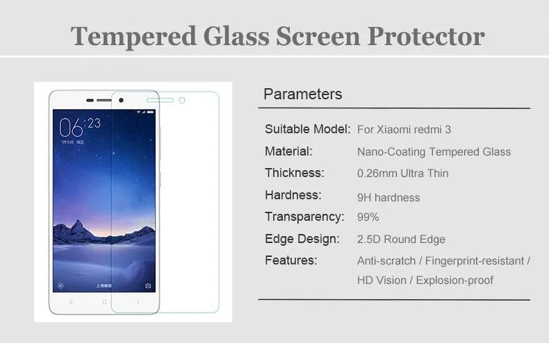 Для Xiaomi redmi 3 S 3 S Prime pro защита экрана из закаленного стекла redmi 3s Защитная пленка покрытие стекло экран на redmi 4A стекло