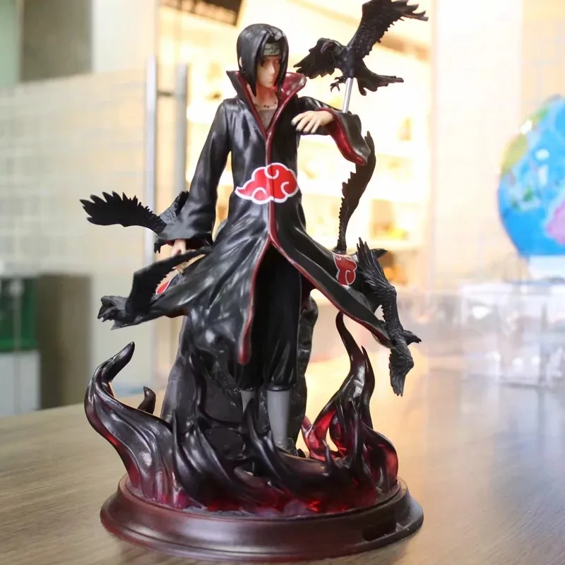 Аниме Наруто Shippuden Akatsuki Uchiha Itachi GK ПВХ Фигурка Статуя Коллекционная модель игрушки