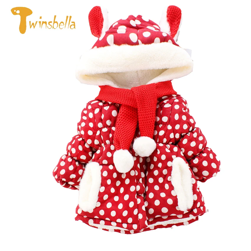 TWINSBELLA Baby Girls Winter Coat 2018 New Children
