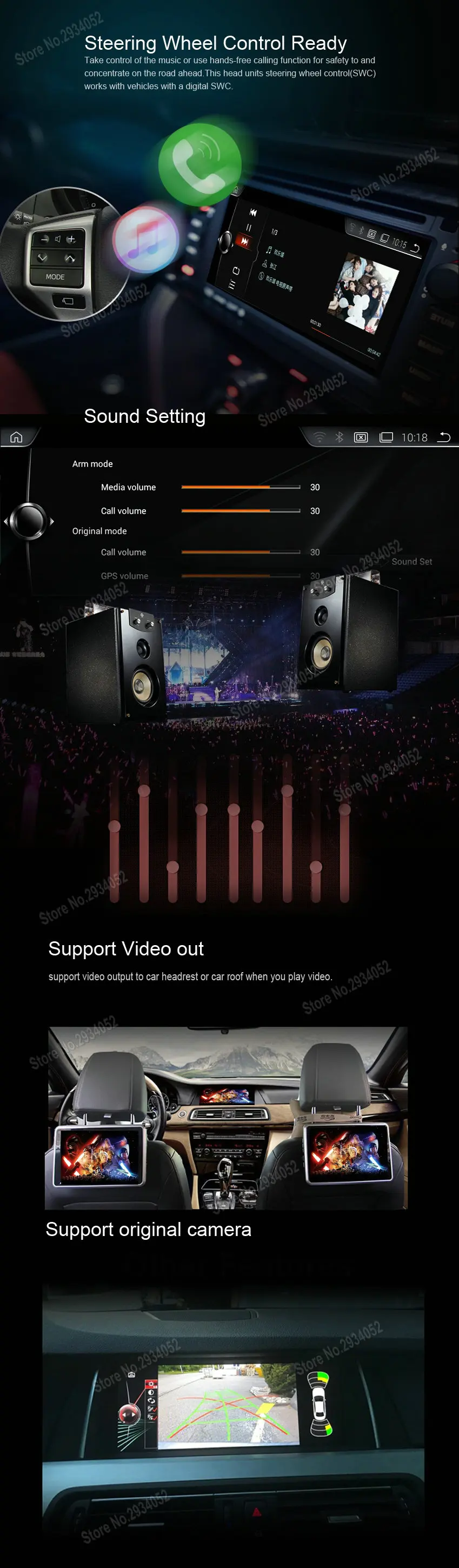 Excellent IPS Screen FOR For BMW X1  E84 (2009-2015) With OrginalScreen/Original CIC Android 7.1 Car DVD player gps audio auto stereo 6