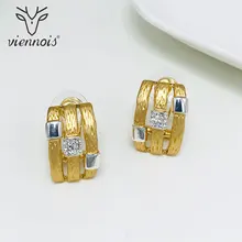 Viennois,, розовое золото/золото, серьги-гвоздики для женщин, металлические геомертические серьги, Женские Ювелирные изделия для свадебной вечеринки