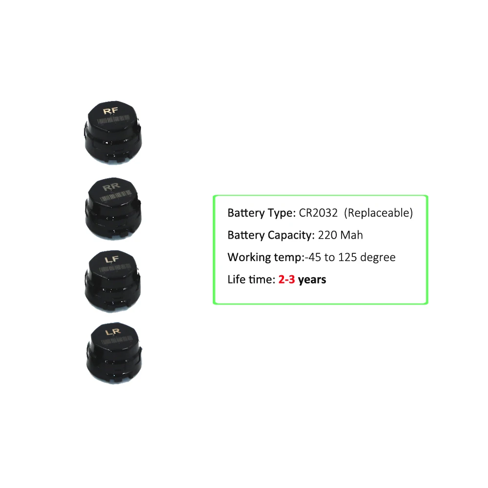  EANOP Smart TPMS USB Sistema de Monitoreo de presión de neumáticos con energía Solar alarma inalámb