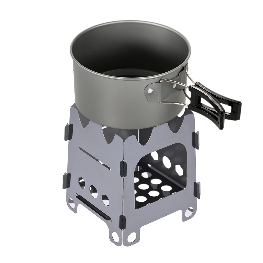 Ultralight Folding Wood Stove Camping Stove Portable Stainless Steel