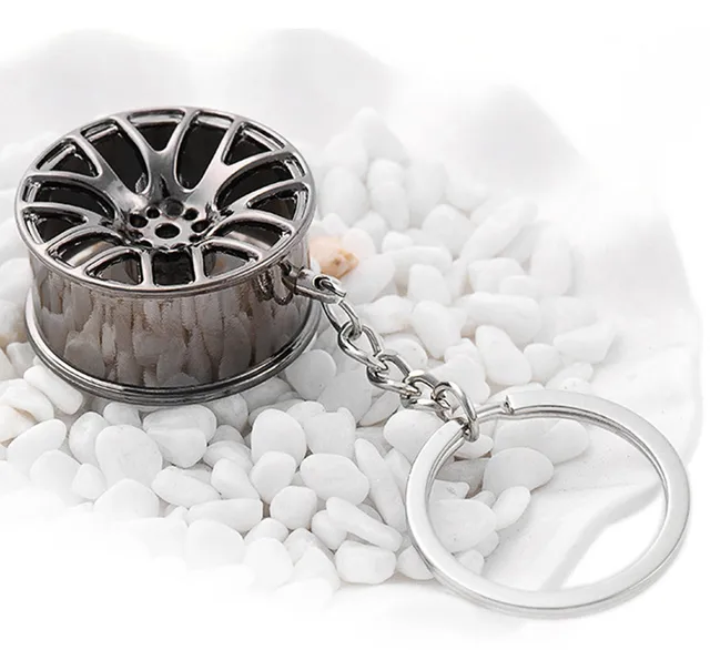 2017 3 Colors Car Key Chain Auto Wheel Styling Keychain Keyring for